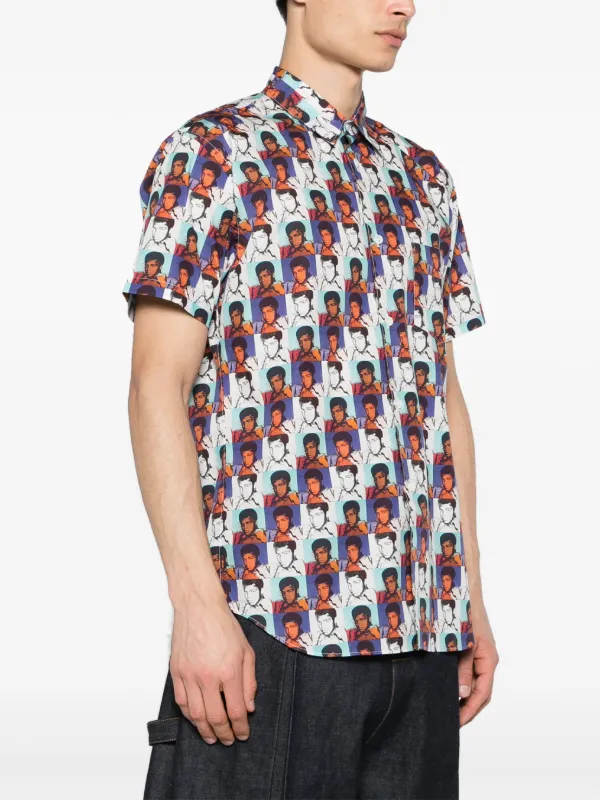 Comme Des Garçons Shirt x Andy Warhol Cotton Shirt | White