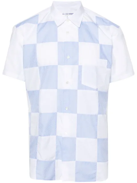 Comme Des Garçons Shirt patchwork cotton shirt
