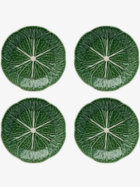 Bordallo Pinheiro Couve dessert plate (set of four)