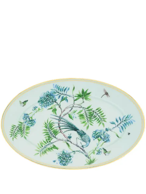 AQUAZZURA CASA assiette ovale Secret Garden (20 cm)