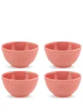 Bordallo Pinheiro Fantasia ceramic bowl (set of four) - Pink