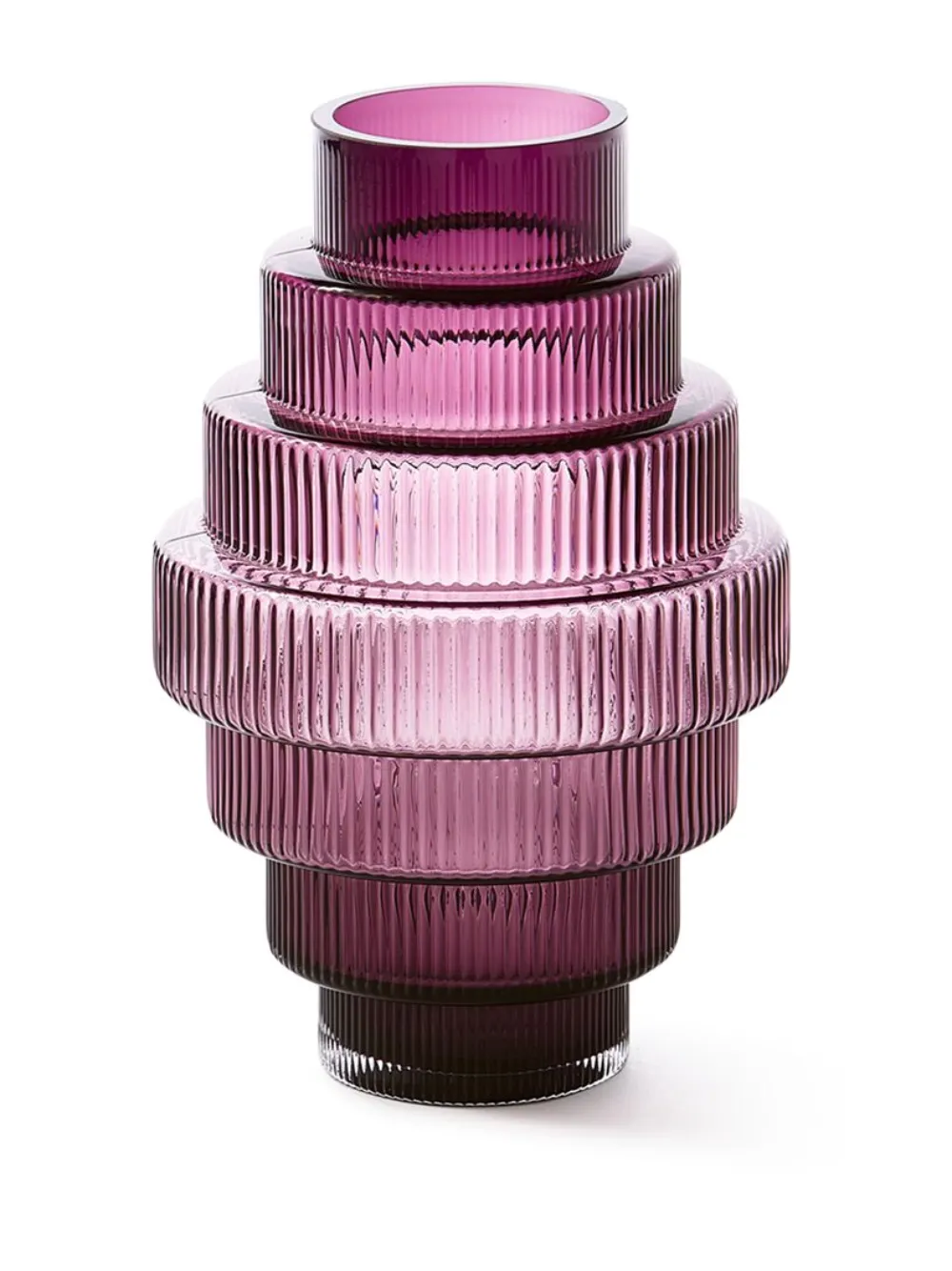  Polspotten Steps Glass Vase (30cm) - Pink 