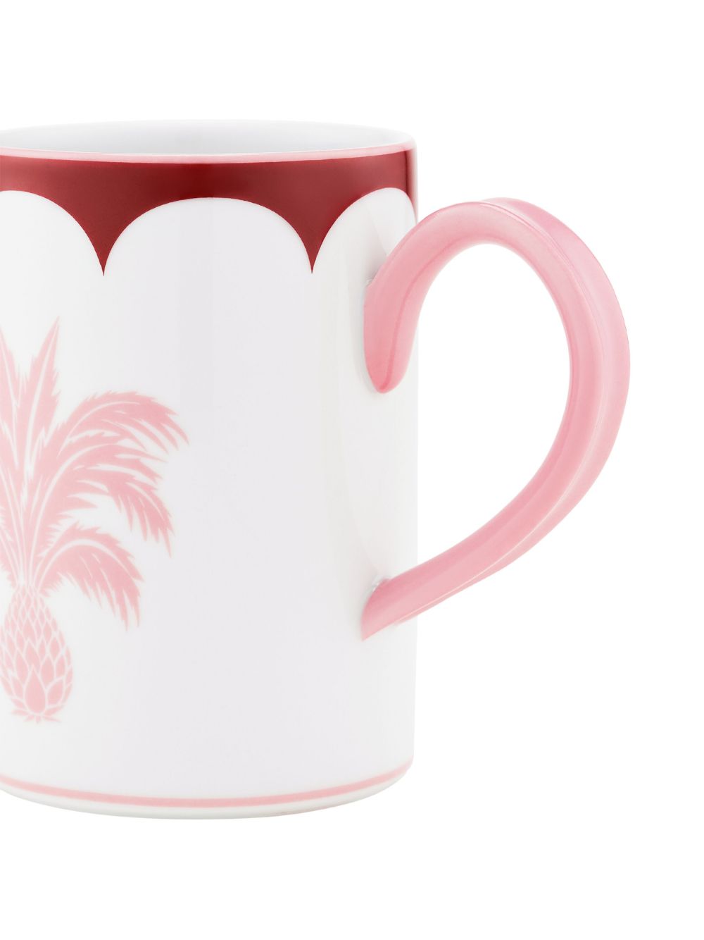 Shop Aquazzura Casa Jaipur Porcelain Mug (38cl) In Red