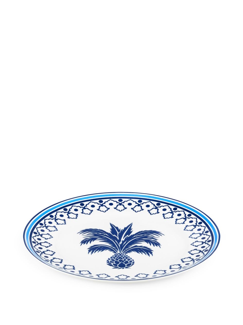 Shop Aquazzura Casa Jaipur Charger Plate (31cm) In Blue