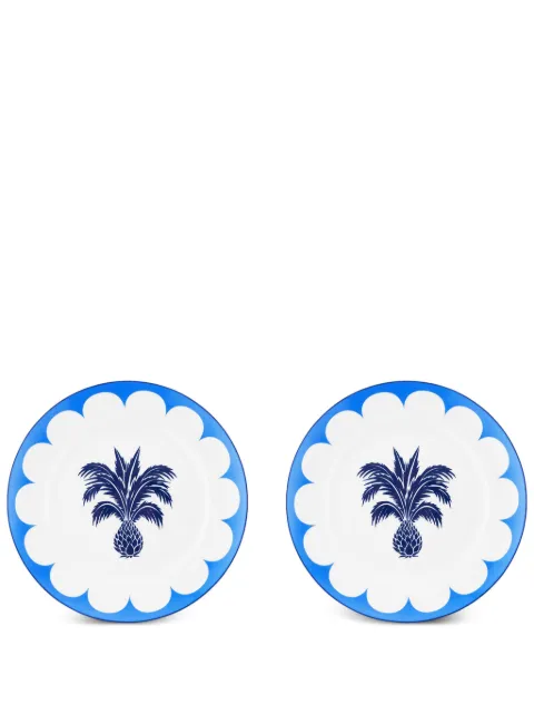 AQUAZZURA CASA Jaipur dessert plates (set of two)