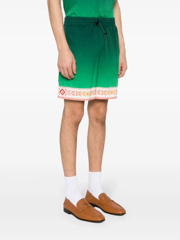 Casablanca Unity Is Power シルクショーツ | グリーン Casablanca Unity Is Power シルクショーツ | グリーン