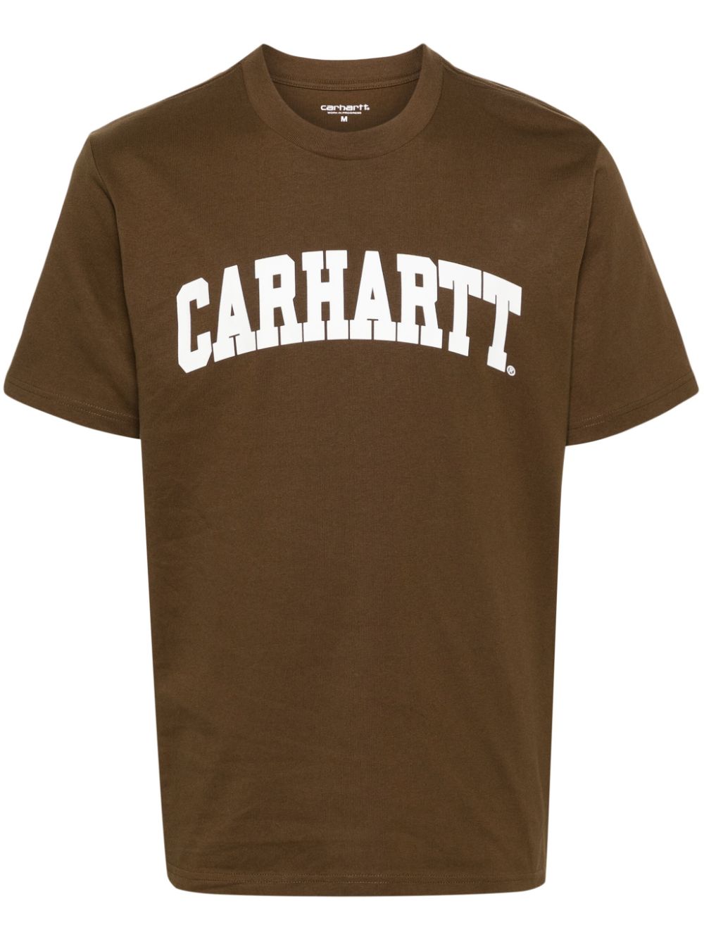 Carhartt University Cotton T-shirt In Braun
