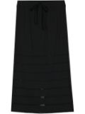 Pleats Please Issey Miyake A-Poc pleated midi skirt - Black