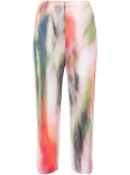 Pleats Please Issey Miyake Turnip Spinach plissé trousers - Multicolour
