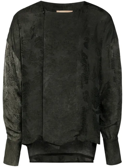 Uma Wang patterned-jacquard shirt