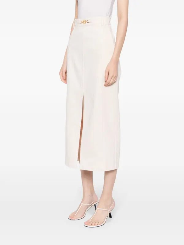Patou スリット デニムスカート | ニュートラル | FARFETCH JP