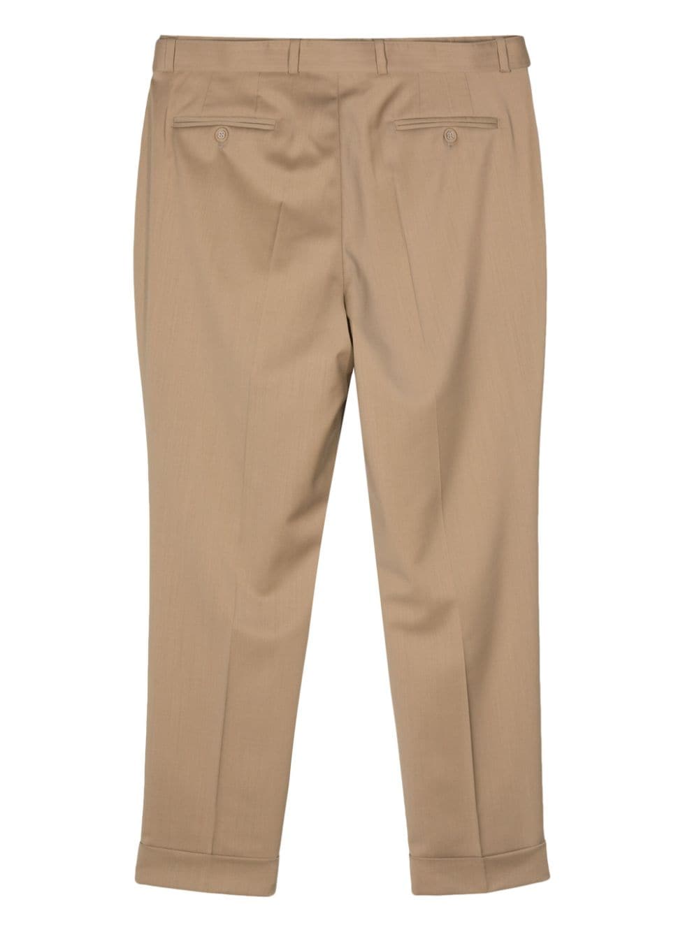 Shop Officine Generale Pierre Tapered Trousers In Neutrals