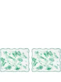 AQUAZZURA CASA Secret Garden placemats (set of two) - White