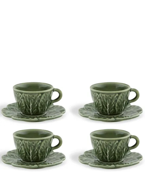 Bordallo Pinheiro Couve coffee set (set of four)