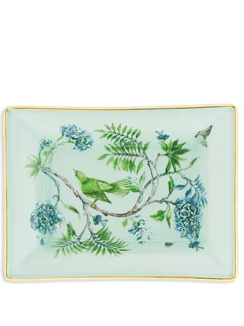 AQUAZZURA CASA Secret Garden porcelain tray (18cm x 14 cm)