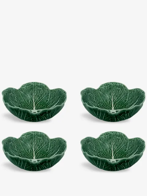 Bordallo Pinheiro Couve ceramic bowls (set of four)