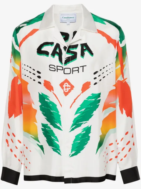 Casablanca Casa Moto silk shirt