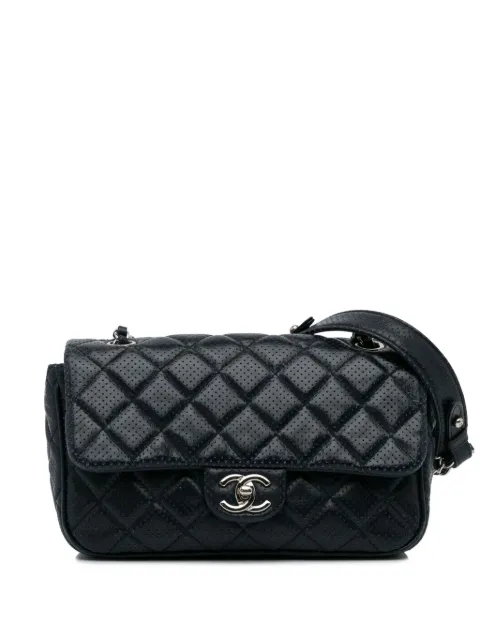 CHANEL Pre-Owned 2014 mini Classic Flap perforated bag