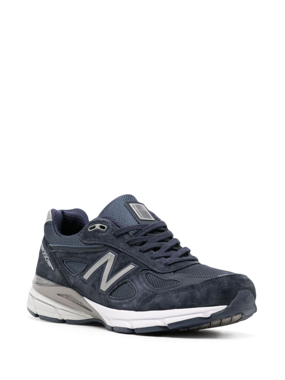 Shop New Balance 990v4 Low-top Sneakers In Blue