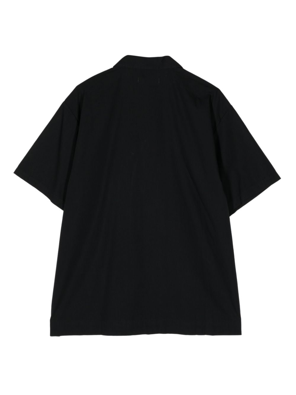 Shop Tekla Plain Organic-cotton Shirt In Black