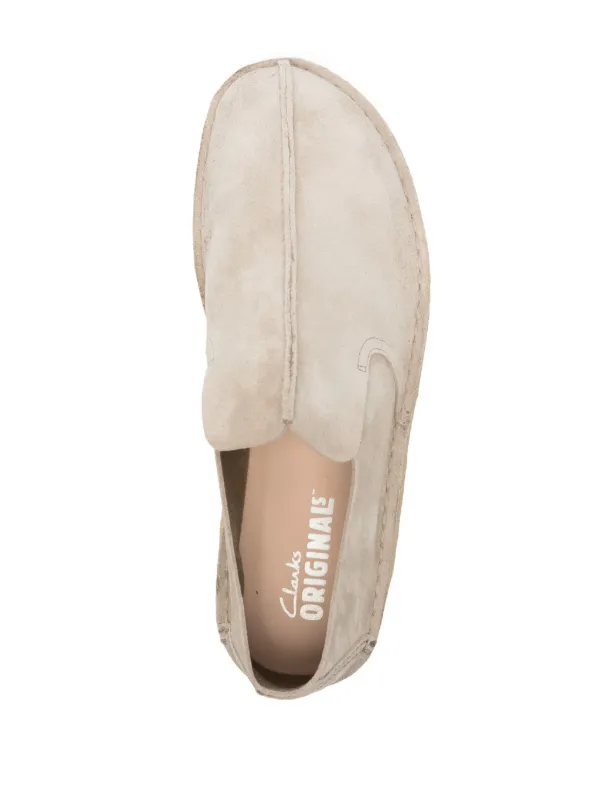 Clarks Originals Desert Mosier Suede Loafers | Grey | FARFETCH