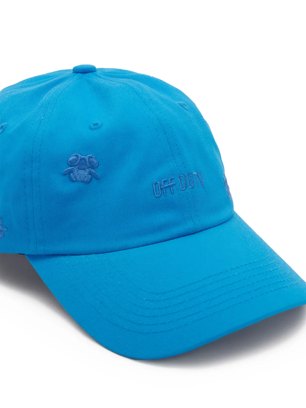  Off Duty Logo-detail Cap - Blue 