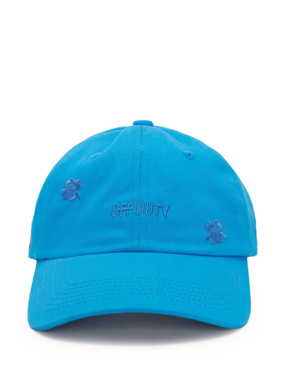 Off Duty Logo-detail Cap In Blue