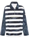 Martine Rose logo-embroidered polo sweatshirt - Blue