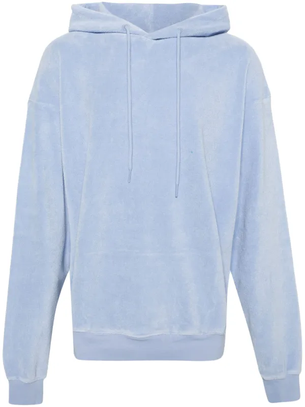 Martine Rose drop shoulder towelling finish Hoodie Farfetch