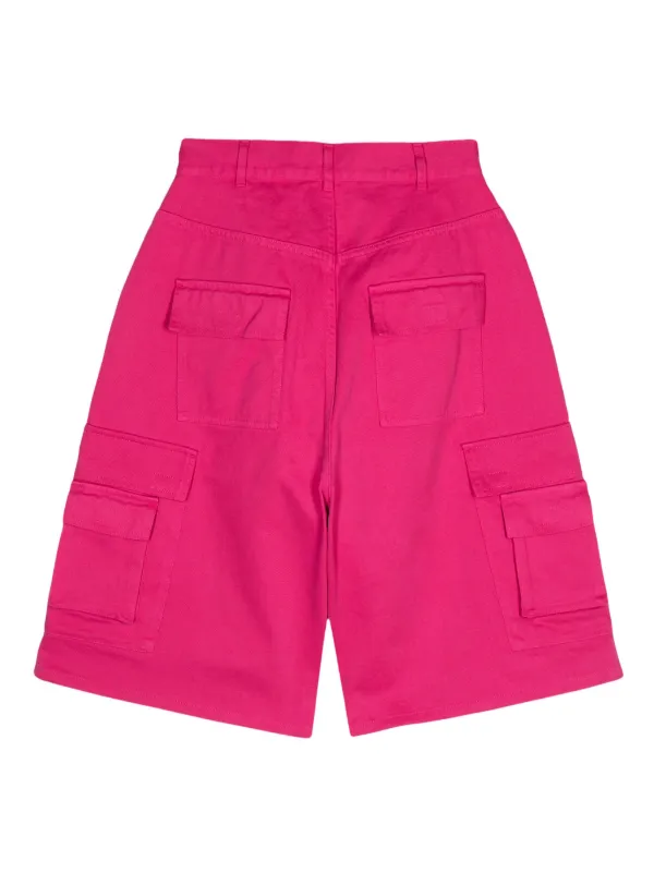 パンツ BALMAIN Women Shorts Burmudas BF1PO100WC094DA PINK Abra Twill Cargo Shorts | Pink | FARFETCH
