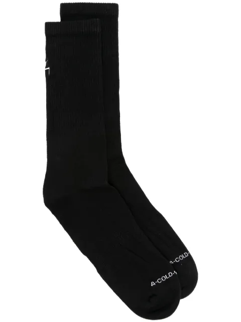 A-COLD-WALL* calcetines con logo bordado