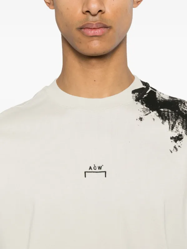 【関税込み】A-COLD-WALL* グレー Brushstroke Tシャツ A-COLD-WALL* Brushstroke Tシャツ | グレー | FARFETCH JP