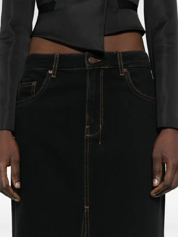 Ksubi Kara マキシ デニムスカート | ブラック | FARFETCH JP 