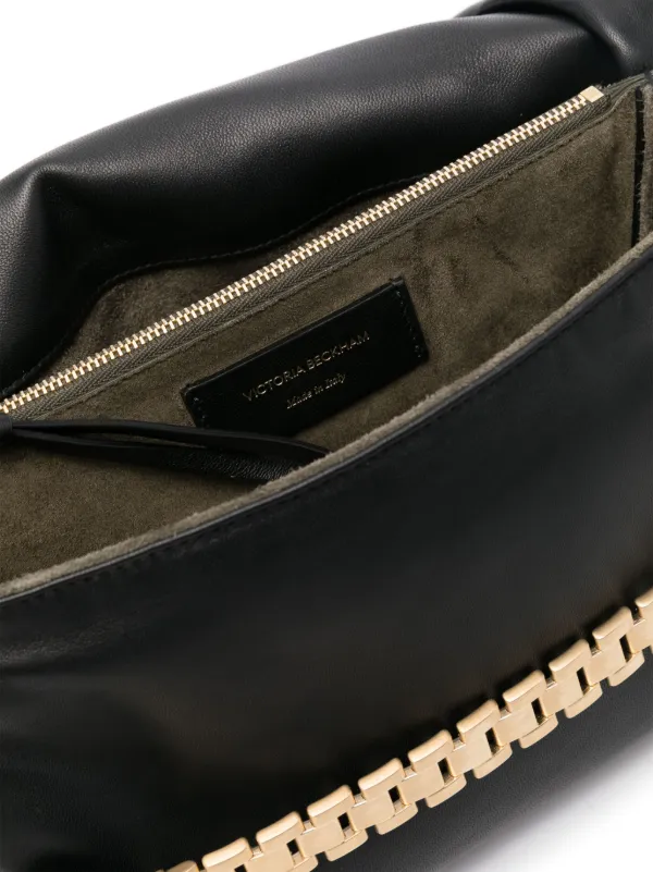 Victoria Beckham Puffy Chain Shoulder Bag | Black | FARFETCH