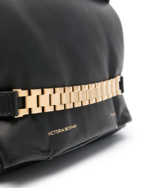 Victoria Beckham Puffy Chain Shoulder Bag | Black | FARFETCH