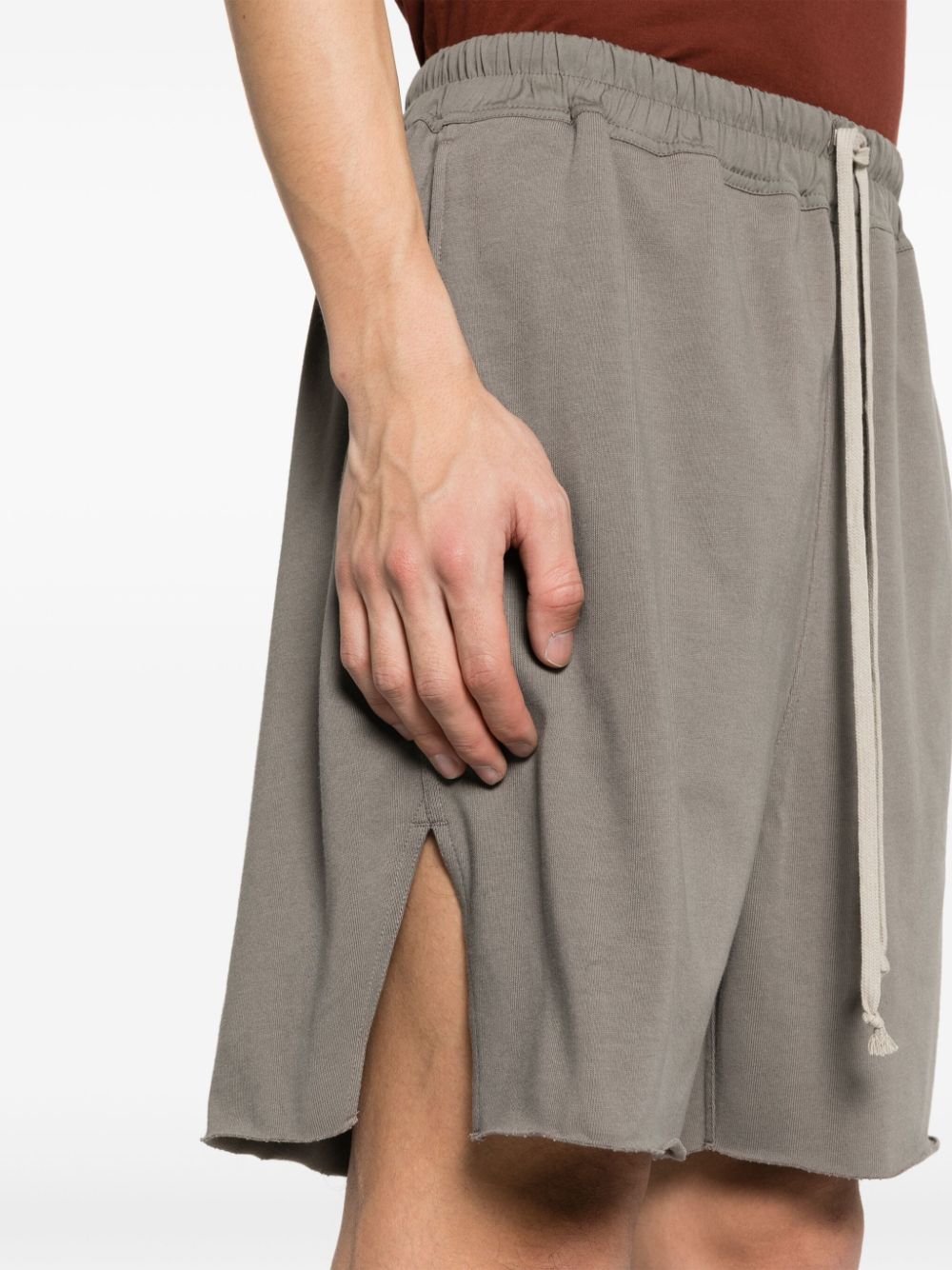 Shop Rick Owens Boxers Organic Cotton Shorts In Brown