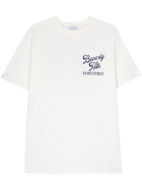 Family First logo-print cotton T-shirt