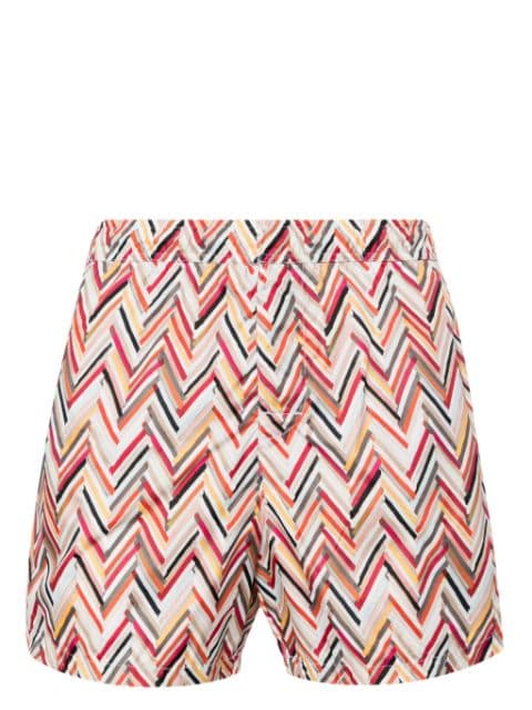 Missoni zigzag-pattern swim shorts