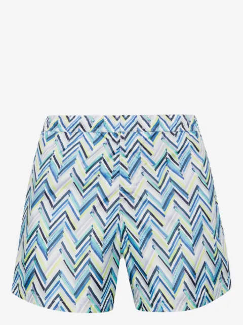 Missoni zigzag-pattern swim shorts