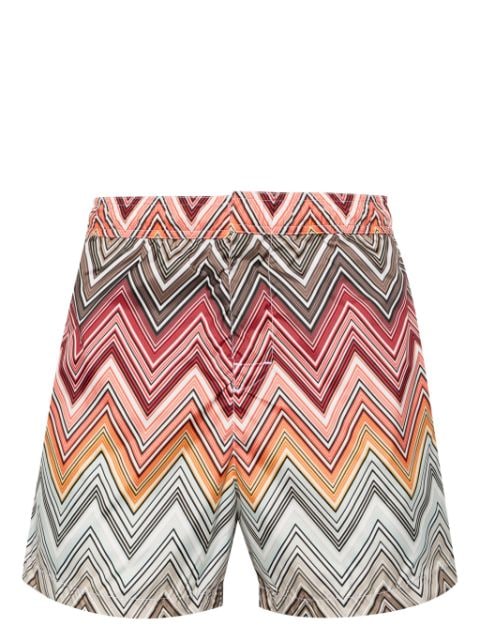 Missoni zigzag-pattern swim shorts