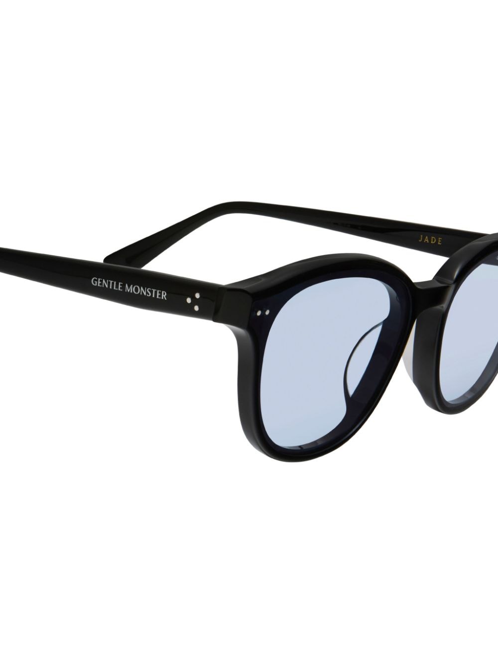 Shop Gentle Monster Jade 01b Round-frame Sunglasses In 黑色