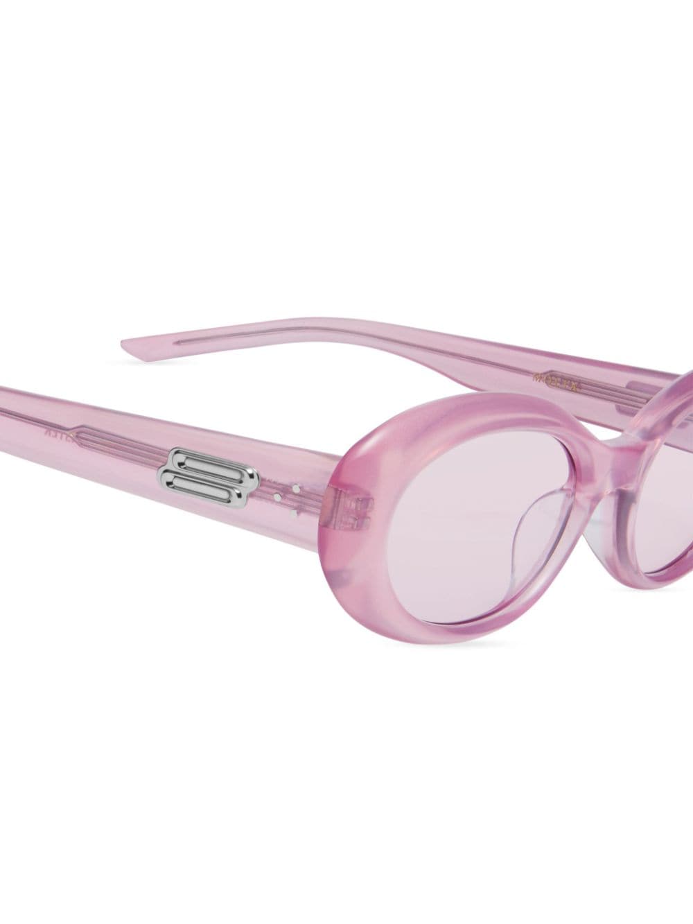 Shop Gentle Monster Molta Pc9 Oval-frame Sunglasses In 粉色