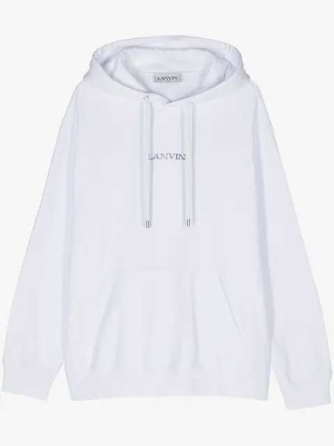 Lanvin hoodie con logo bordado