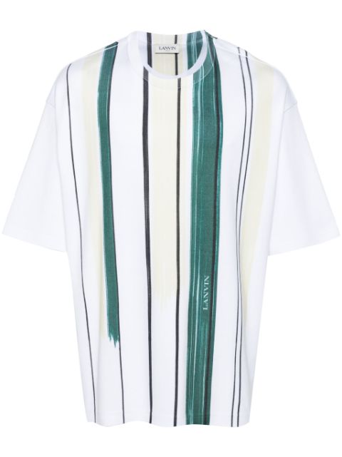 Lanvin striped cotton T-shirt Men