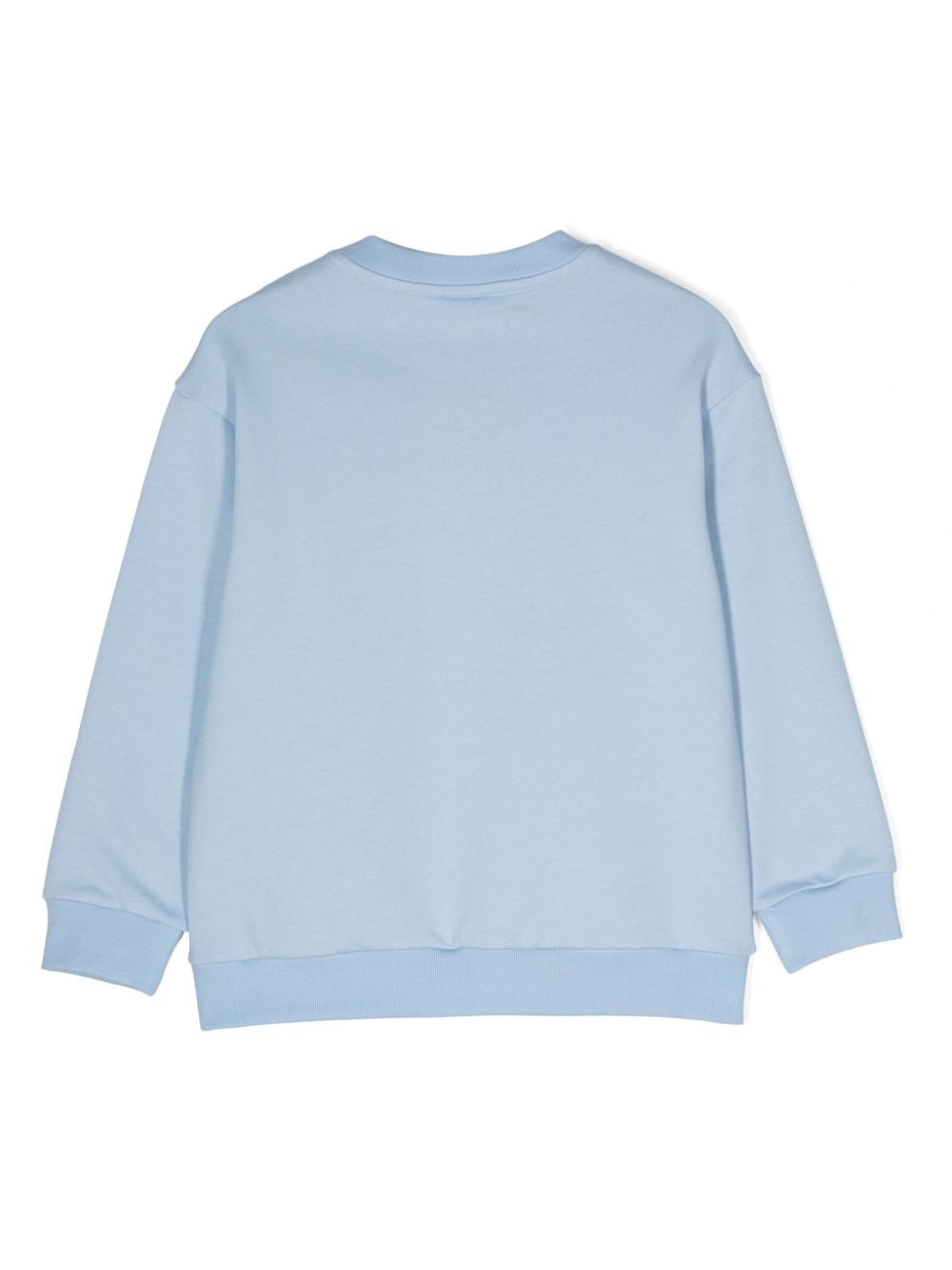 Shop Fendi Ff Cotton Sweatshirt In 蓝色