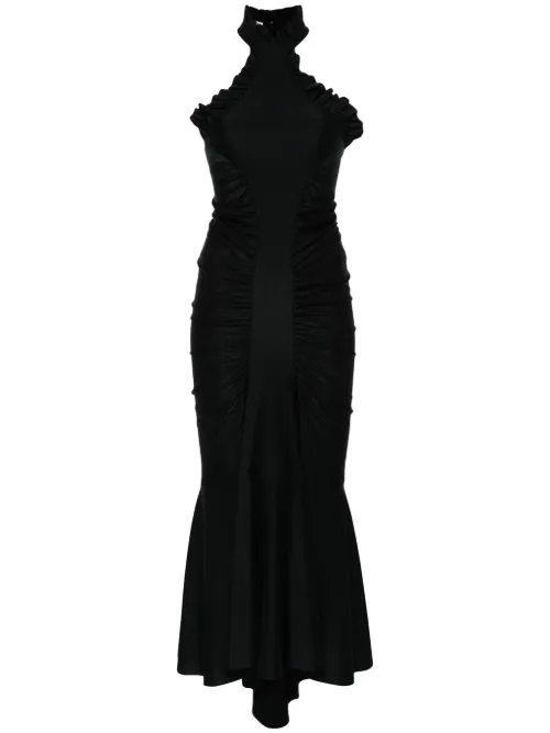 Robe mi-longue à design drapé - Philosophy Di Lorenzo Serafini - Modalova