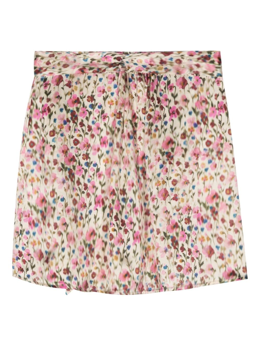 Shop Société Anonyme 50/50 Floral-print Skirt In Rosa