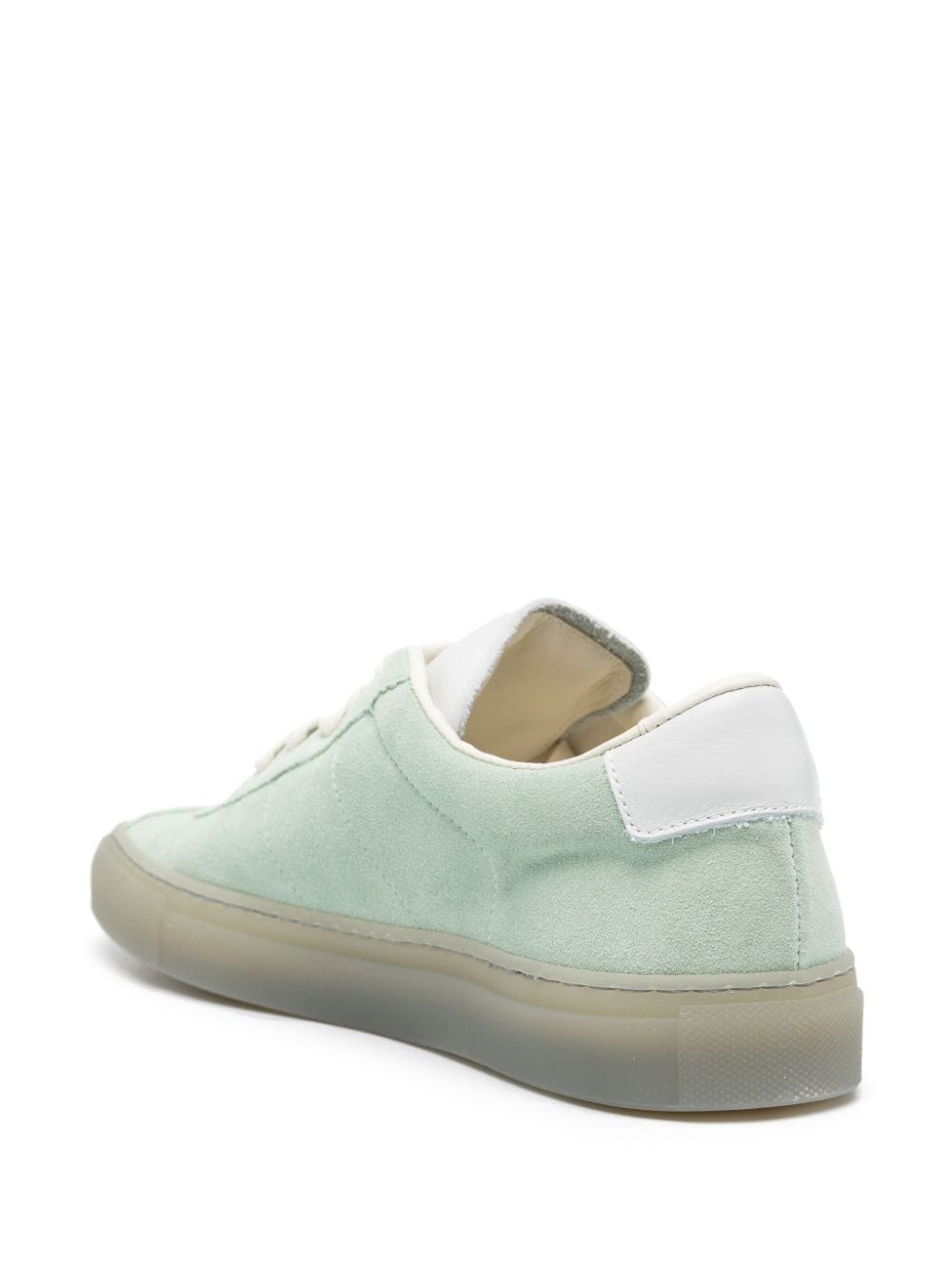 Shop Common Projects Retro Suede Sneakers In Green
