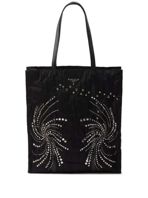 Grand sac à main Re-Nylon - Prada - Modalova