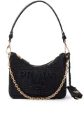 Prada mini Re-Edition crochet mini bag - Black